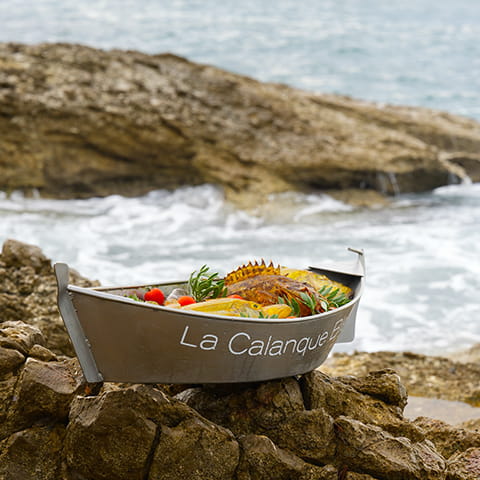 La Calanque Bleue à Sausset-les-Pins, spécialiste de la bouillabaisse