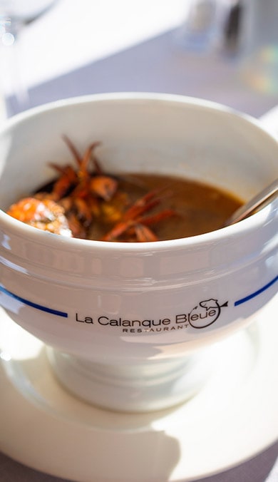 Restaurant la Calanque Bleue - Le spécialiste de la Bouillabaisse à Marseille